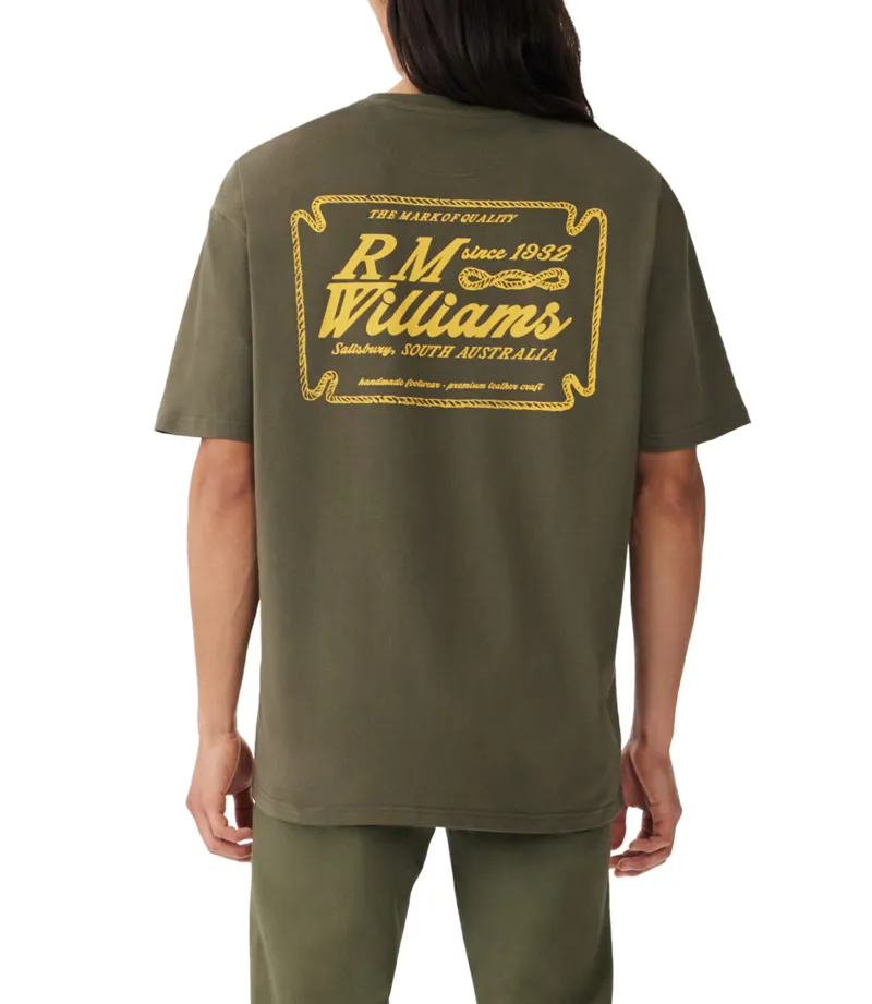 RM Williams Mark of Quality Tee Olive-2